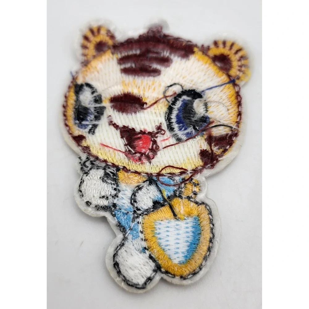 Animated Tiger Patch Anime Embroidered‎ Iron on
